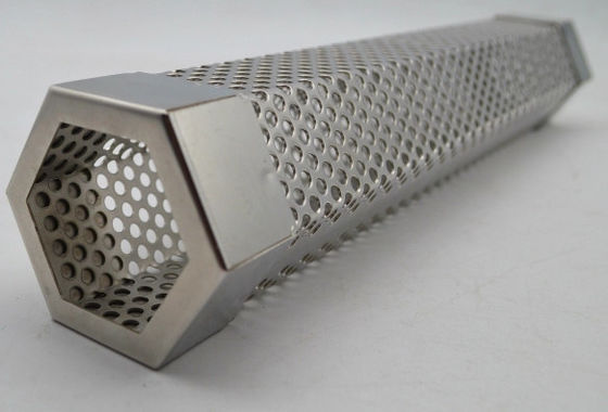China 6&quot; 12&quot; 304 Stainless Steel Cold Smoke Generator Tap Cubic BBQ Pellets Smoker Tube supplier