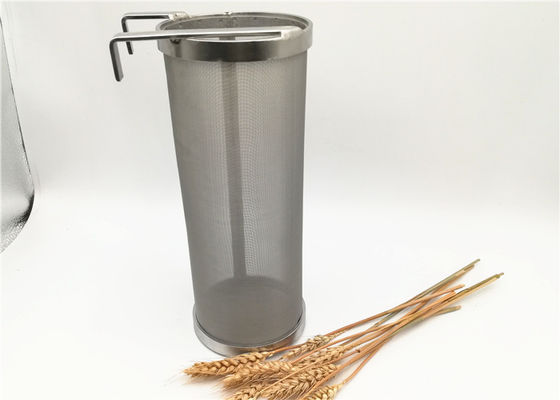China Beer Homebrew 300 Micron Wire Mesh Filter Element Stainless Steel Mesh Grain Filter Basket supplier
