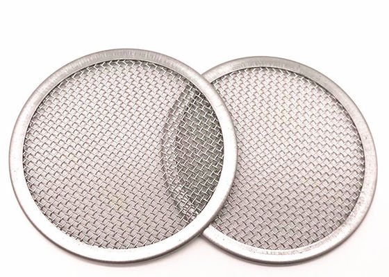 China Rimmed 304 Stainless Steel Wire Cloth 65mm Diameter For Filtration supplier