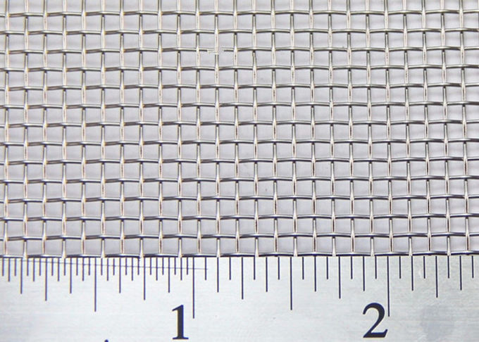 150 Micron Plain Weave Mesh , Metal Mesh Screen Filter Customized Width
