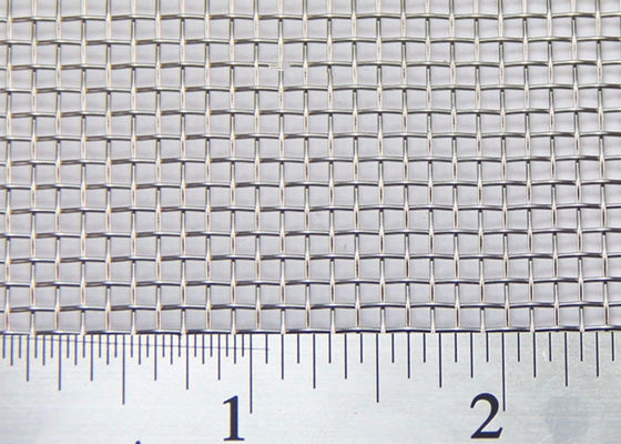 China 150 Micron Plain Weave Mesh , Metal Mesh Screen Filter Customized Width supplier