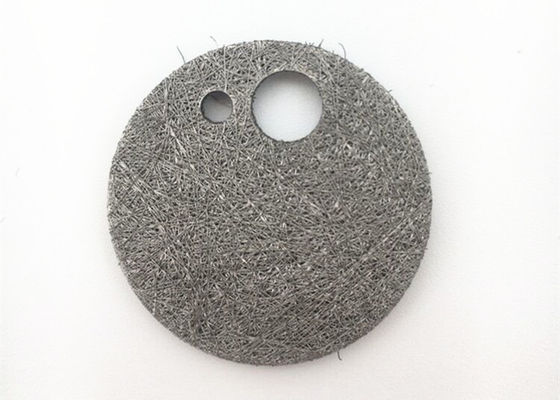 China High Porosity Stainless Steel Sintered Metal Fiber 70 Micron Round Shape supplier