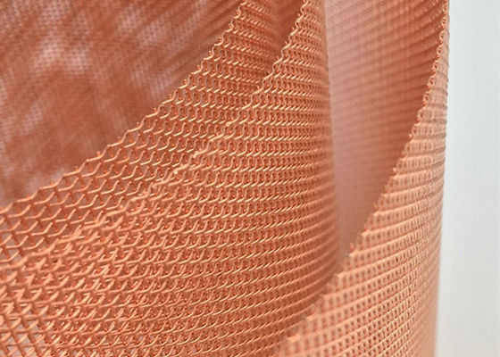 China Red Copper Mesh Cloth , Copper Wire Screen 200 250 Mesh For Shielding Industry supplier