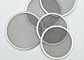60 Micron Wire Mesh Filter Disc , Metal Filter Screen Circular Nickel Monel supplier