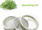 16oz 30oz Glass Wide Mouth Mason Jars Stainless Steel Sprouting Mesh Lid supplier